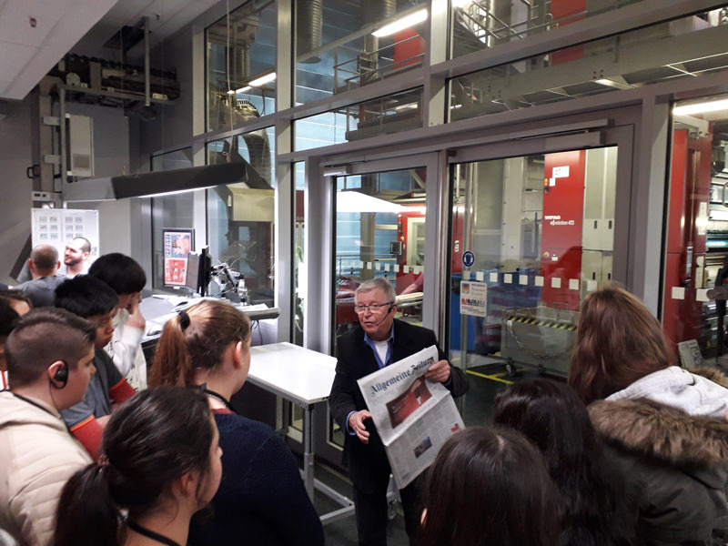 Exkursion zur AZ, AFR-Mainz