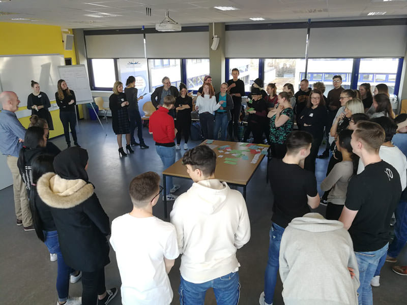 Europa-AG bei der Sharing-Konferenz in Landau