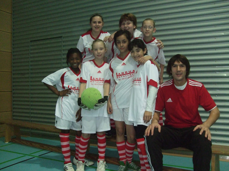 Mädchenfußballteam der AFR-Mainz