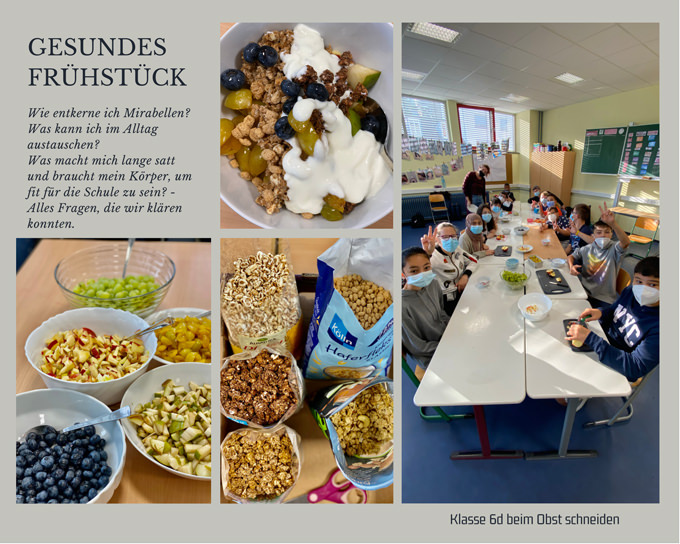 Gesundes Frühstück, Klasse 6 d, AFR-Mainz