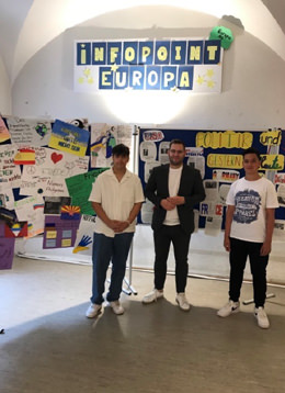 Khaled Und Alper Mit Daniel Baldy